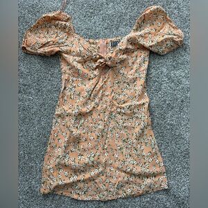 Floral Puff Sleeve Dress